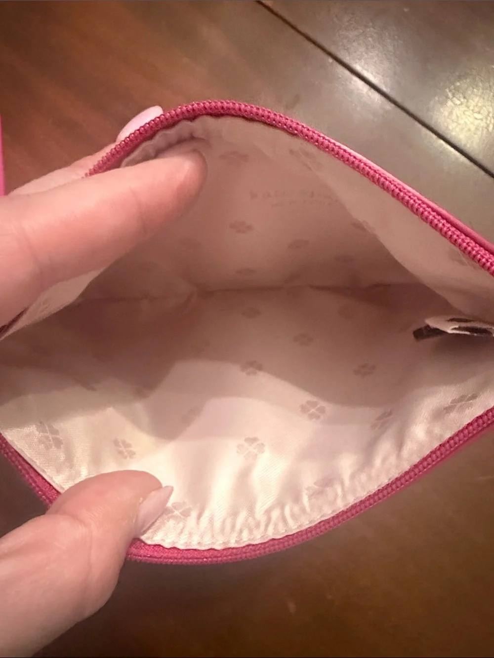 Kate Spade Vibrant Pink Wristlet Like New